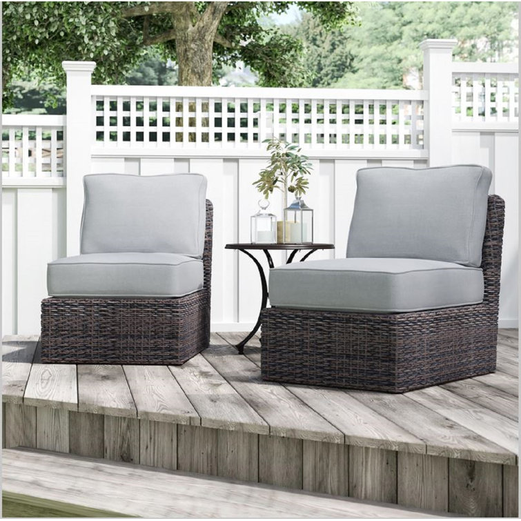 Latitude Run® Fully Assembled Patio Chair with Cushions Wayfair